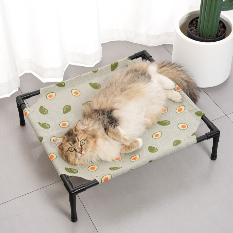 Outdoor Camping Dog Bed - سرير كلاب مرتفع بتصميم فوق الأرض،