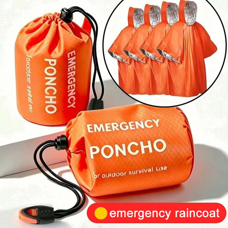 طقم معطف واقٍ من المطر للطوارئ - مراجعة Camping Rain Poncho وسعره