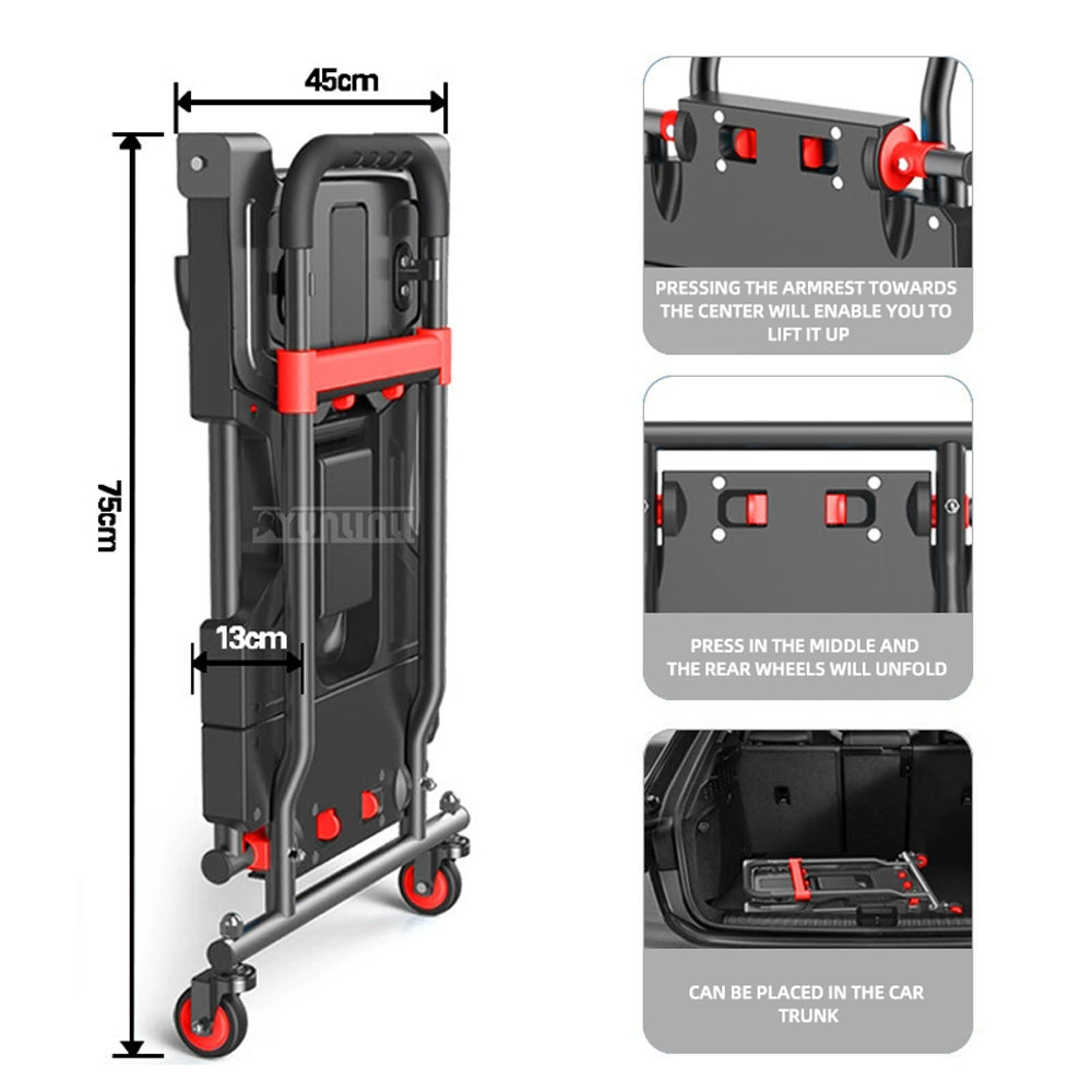 عربة تخييم متعددة الوظائف قابل - مراجعة Outdoor Camping Trolley وسعره
