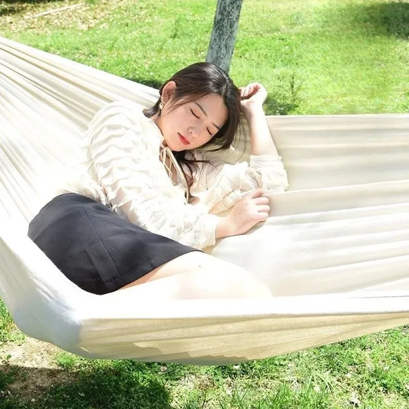 أرجوحة قماشية بدون عارضة خشبية - مراجعة Bed Outdoor Camping وسعره