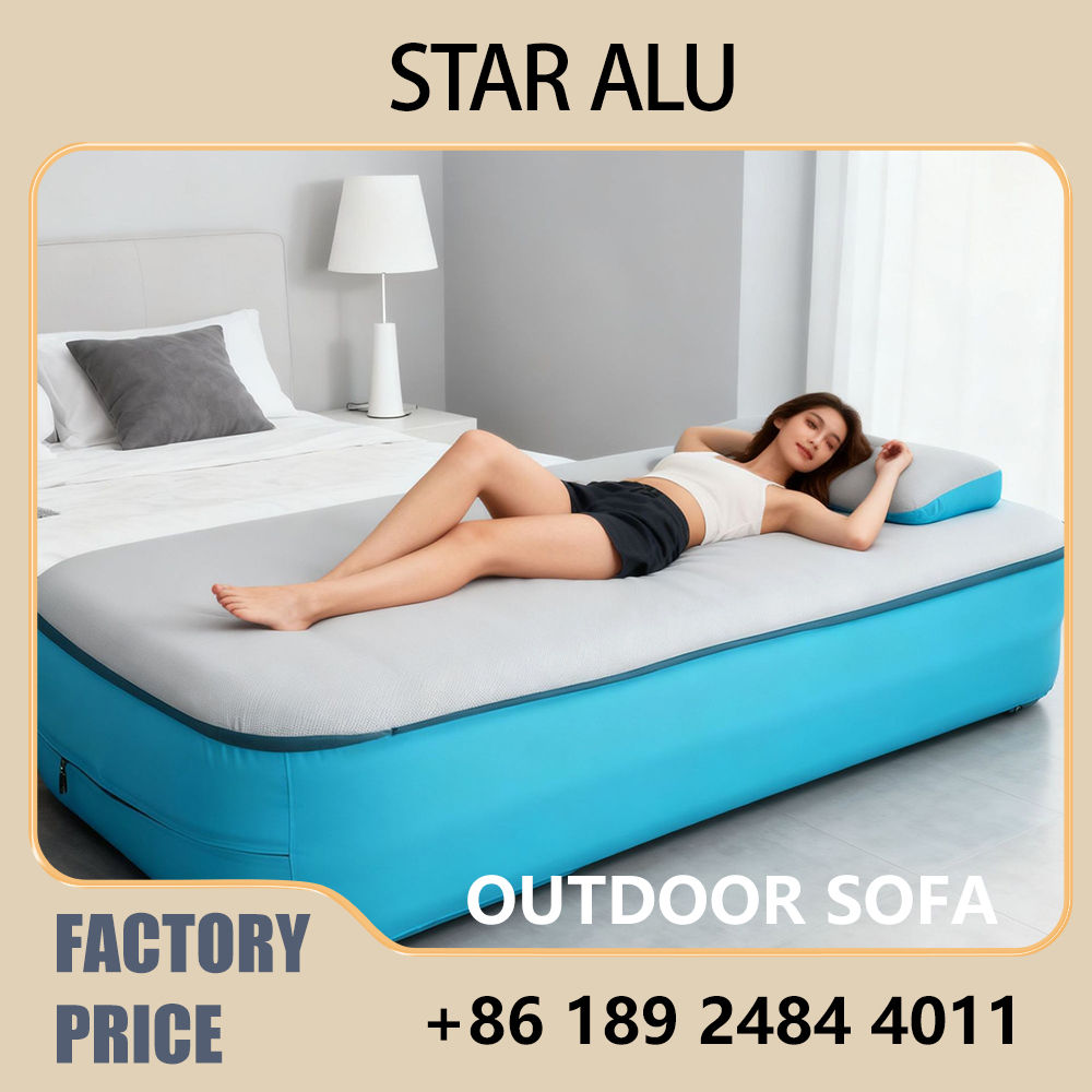 فراش تخييم قابل للنفخ مع وسادة - مراجعة Bed Outdoor Camping وسعره