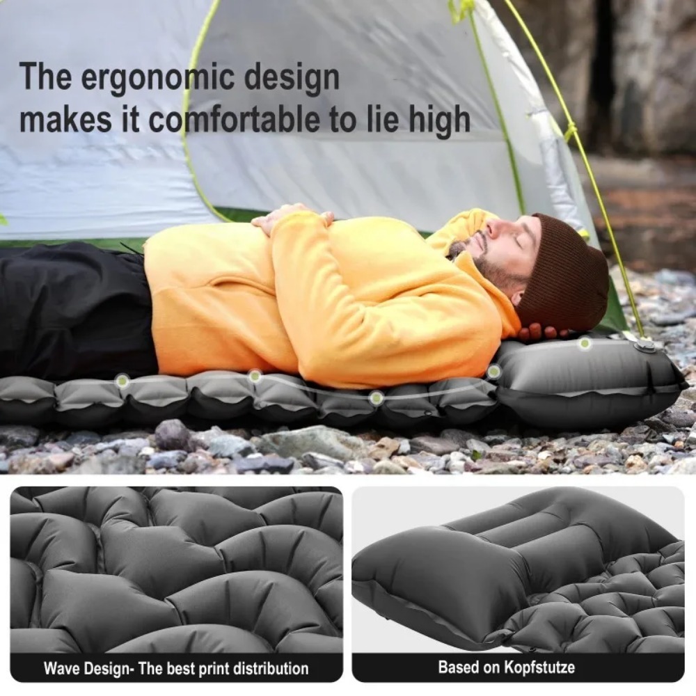 حصيرة نوم قابلة للنفخ للتخييم، - مراجعة Outdoor Camping Rugs وسعره