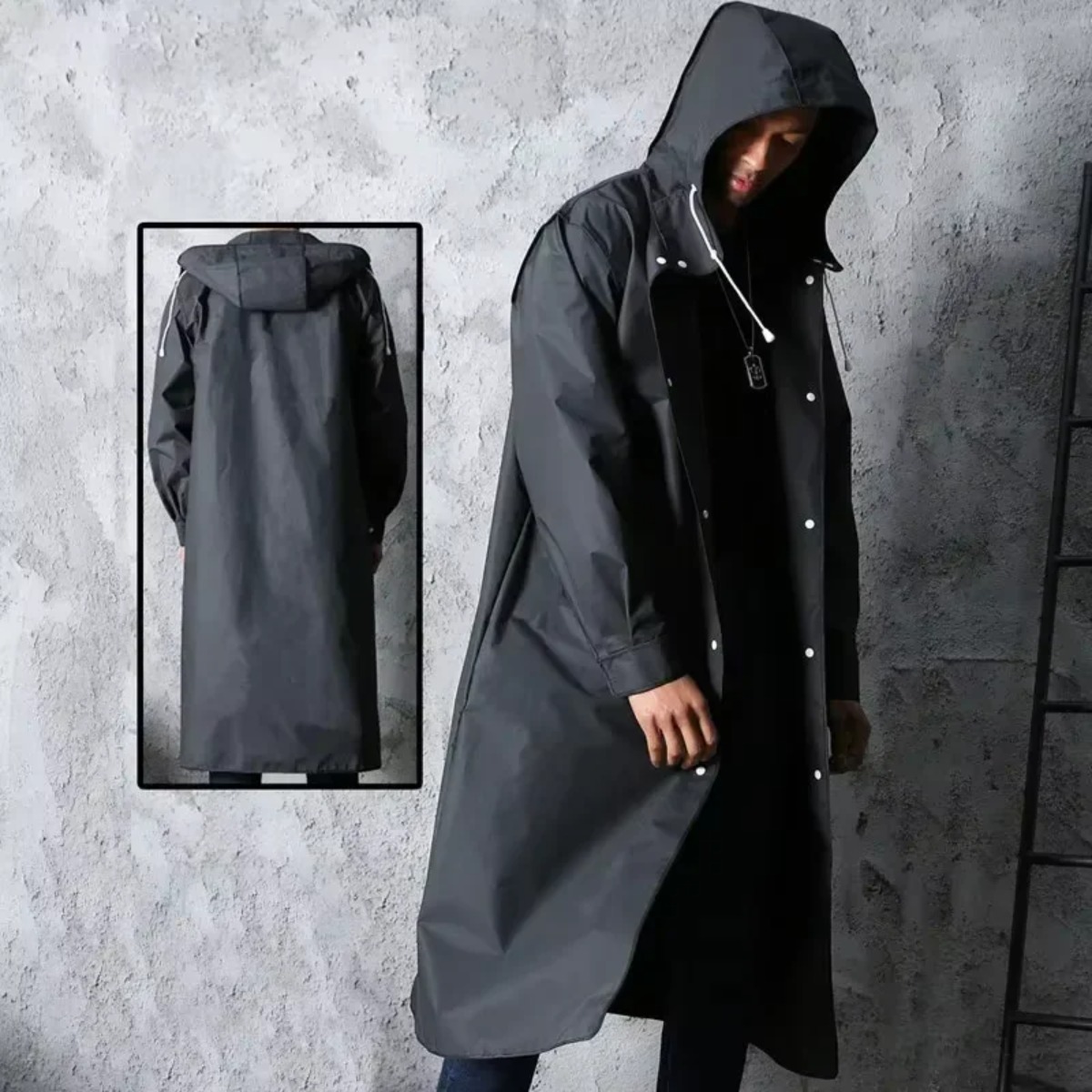 معطف واق من المطر أنيق مقاوم ل - مراجعة Camping Rain Poncho وسعره