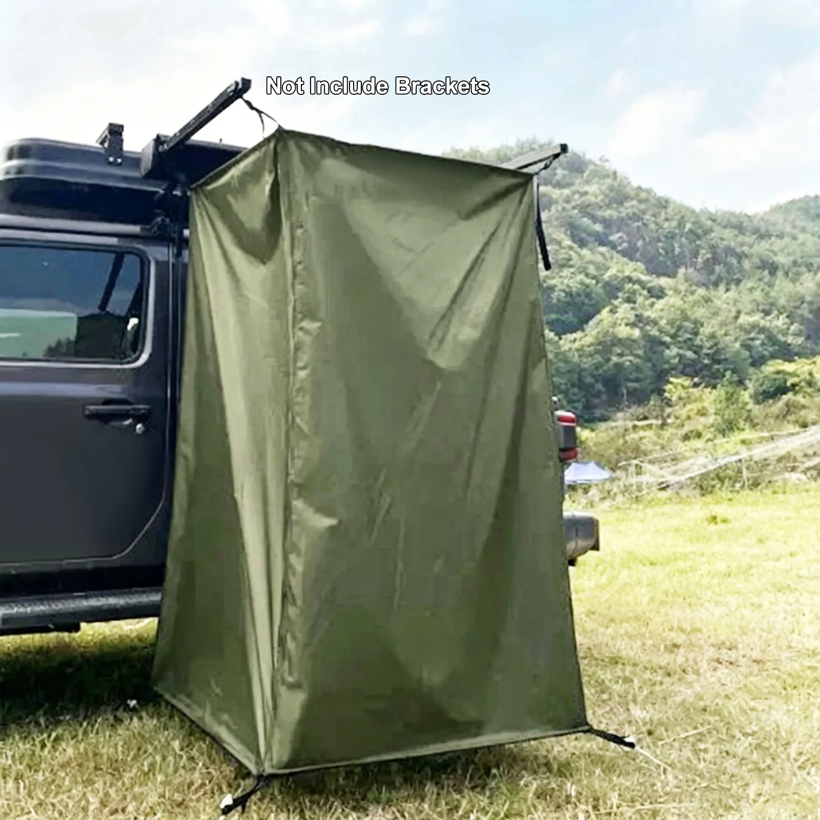 خيمة استحمام جانبية للسيارة 10 - مراجعة Outdoor Camping Van Tent وسعره