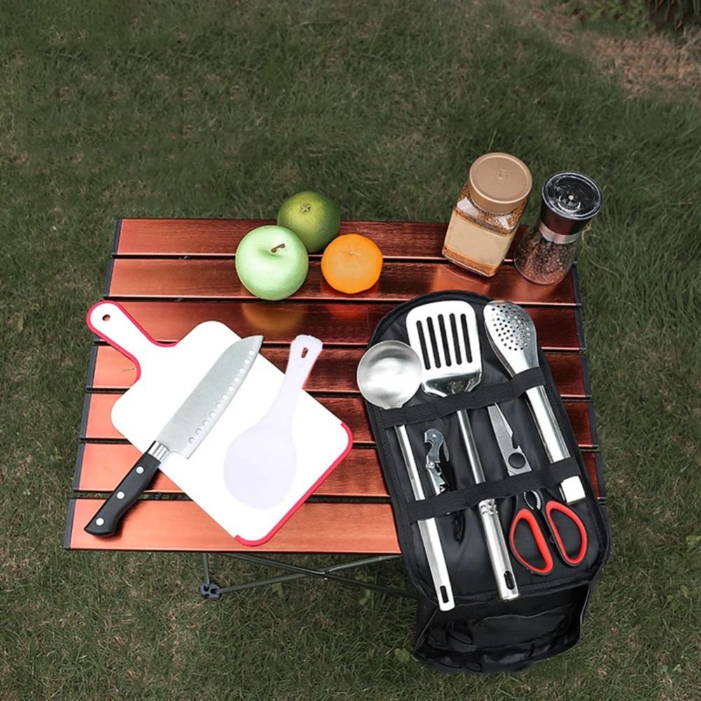 2024 نزهة مجموعة أواني حقيبة ا - مراجعة Outdoor Camping Dining Set وسعره