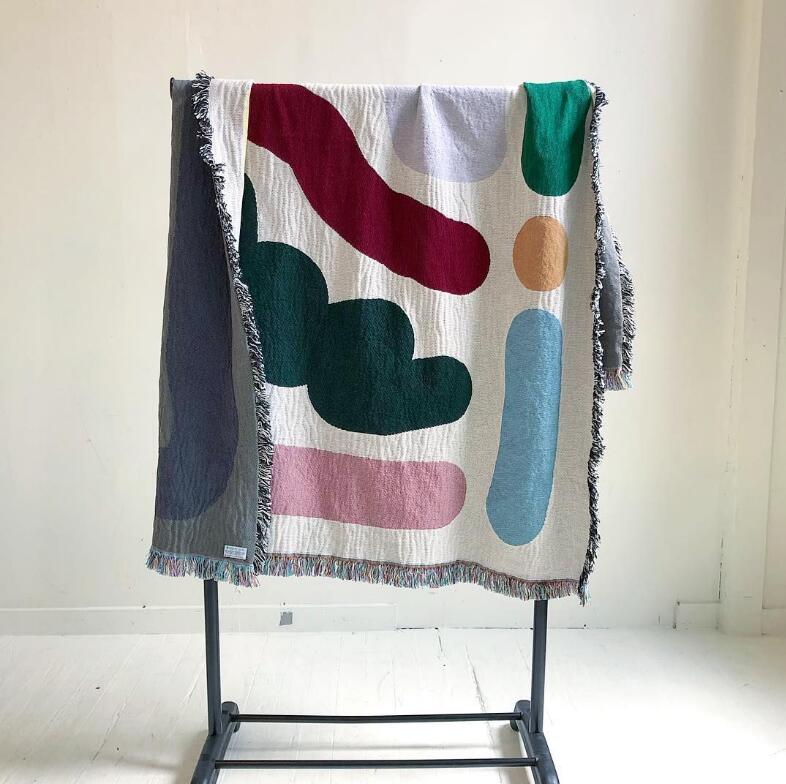 خطوط ملونة القطن السفر التخييم - مراجعة Outdoor Camping Rugs وسعره