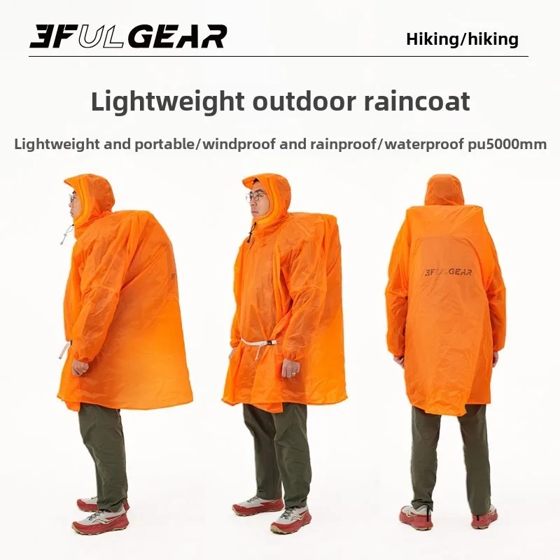 معطف واق من المطر خفيف الوزن ل - مراجعة Camping Rain Poncho وسعره